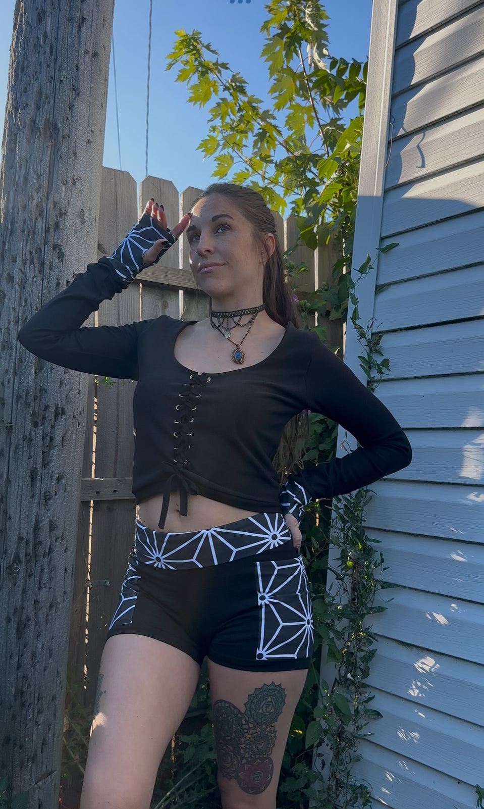 MEDIUM Sacred Geo Star Shorts